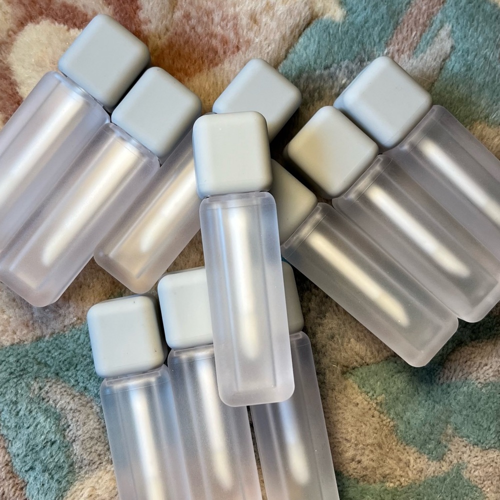 Empty Frosted Lip Gloss Tubes